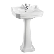 Load image into Gallery viewer, Edwardian Square Basin &amp; Full Pedestal
