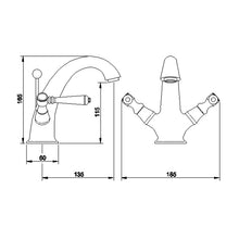Load image into Gallery viewer, Jade Basin Mixer Tap (Lever)
