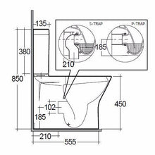 Load image into Gallery viewer, Resort Rimless Comfort Height Close Coupled Toilet
