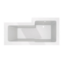 Load image into Gallery viewer, Tetris Square Shaped Shower Bath - 1500, 1700mm
