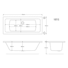 Load image into Gallery viewer, London Freestanding Double Ended Bath - 1700, 1800mm
