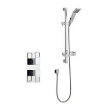 Load image into Gallery viewer, Kourt Concealed Thermostatic Shower with Adjustable Slide Rail Kit
