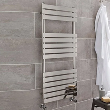 Load image into Gallery viewer, Memphis Straight Chrome Plated Towel Rail
