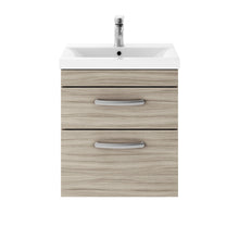 Load image into Gallery viewer, Athena 2 Drawer 500mm Wall Hung Vanity Unit &amp; Basin
