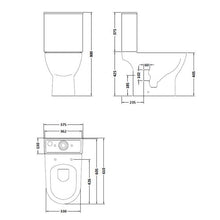 Load image into Gallery viewer, Freya Close Coupled Toilet
