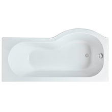 Load image into Gallery viewer, P Shaped Shower Bath - 1500, 1600, 1700mm

