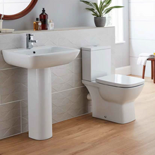 Load image into Gallery viewer, Evoque L Shape Bathroom Suite (RRP £913)
