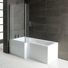 Load image into Gallery viewer, Elle L-Shaped Shower Bath - 1500, 1700mm
