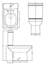 Load image into Gallery viewer, Harmony Semi Flush to Wall Toilet
