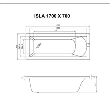 Load image into Gallery viewer, Isla Single Ended Bath - 1700, 1800mm