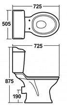 Load image into Gallery viewer, Chancery Traditional Close Coupled Toilet