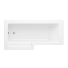 Load image into Gallery viewer, L-Lusion Storage Shower Bath - 1675mm