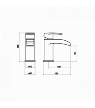 Load image into Gallery viewer, Merion Single Lever Mono Basin Mixer (No Waste)