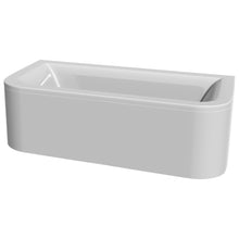 Load image into Gallery viewer, Dee D Shaped Shower Bath - 1700mm
