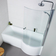 Load image into Gallery viewer, Aleo Square P Shape Bathroom Suite