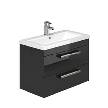 Load image into Gallery viewer, Carrs Wall Hung 2 Drawer Vanity Unit &amp; Basin