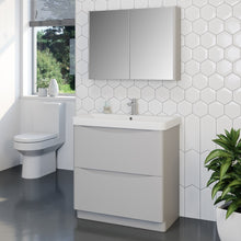 Load image into Gallery viewer, Cayo Floor Standing 2 Drawer Unit &amp; Ceramic Basin