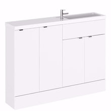 Load image into Gallery viewer, Fusion Slimline 1200mm Combination Vanity Unit &amp; Basin