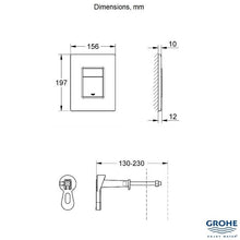 Load image into Gallery viewer, Grohe 3 in 1 Wall Frame System
