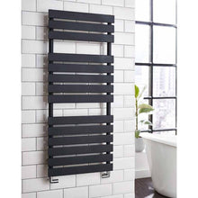 Load image into Gallery viewer, Atlantic Anthracite 1185mm x 500mm Designer Towel Rail