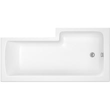 Load image into Gallery viewer, L Shaped Square Shower Bath - 1500, 1600, 1700mm
