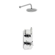 Load image into Gallery viewer, Klassique Thermostatic Concealed Shower Valve With Fixed Rain Head
