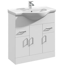 Load image into Gallery viewer, Mayford 750mm Freestanding Vanity Unit &amp; Basin
