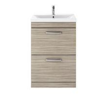 Load image into Gallery viewer, Athena 2 Drawer 800mm Floor Standing Vanity Unit &amp; Basin