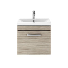 Load image into Gallery viewer, Athena 1 Drawer 600mm Wall Hung Vanity Unit &amp; Basin