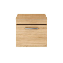 Load image into Gallery viewer, Athena 1 Drawer 600mm Wall Hung Vanity Unit &amp; Basin