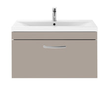 Load image into Gallery viewer, Athena 1 Drawer 800mm Wall Hung Vanity Unit &amp; Basin
