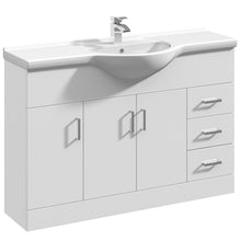 Load image into Gallery viewer, Mayford 1200mm Freestanding Vanity Unit &amp; Basin