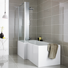 Load image into Gallery viewer, Harmony L Shape Bathroom Suite (RRP £940)