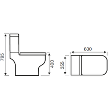 Load image into Gallery viewer, Options 600 Close Coupled Toilet