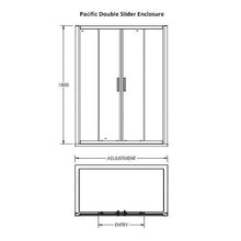 Load image into Gallery viewer, Pacific Double Sliding Door